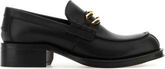 Lanvin Black Leather Medley Loafers