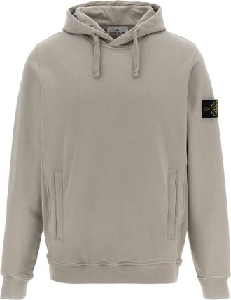 Stone Island Logo Badge Hoodie