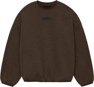 Fear of God Essentials Logo Crewneck Sweatshirt - Heren - Sweatshirts - Bruin - L - Katoen - Hoodies & sweatvesten