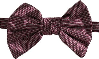 Dolce & Gabbana Silk Bow Tie - Maroon