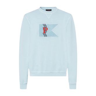 Peuterey Sweatshirts, male, Blue, Size: XL Pamo Sweatshirt