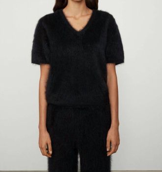 Lisa Yang Lovisa Cashmere Sweater In Black Brushed