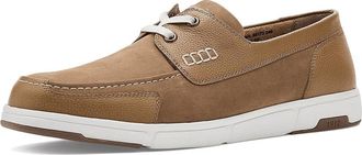 Nunn Bush Luca Moccasin Toe Boat Oxford Lightweight Comfortable Nautical Lace-Up Mens Shoes Tan : 11 M (D), Leather