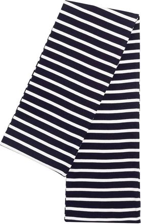 Armor Lux Armor Lux Womens Gestreifter Schal Pagaie aus Baumwolle Scarf, Ship/White, 0 Monate