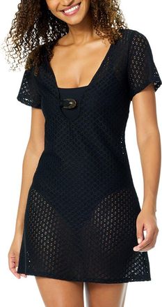 Anne Cole Short Sleeve Cover-Up