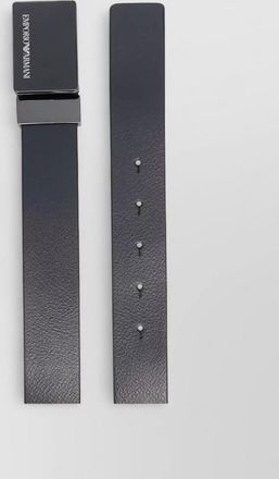 Emporio Armani leather belt adjustable fit punched holes
