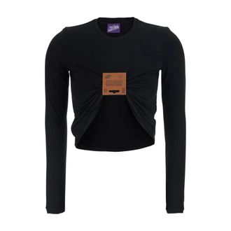 Jean Paul Gaultier Donna, Top, Nero, XS, new