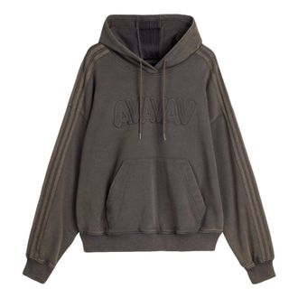 adidas (WMNS) adidas x Avavav Shoulderless Hoodie Asia Sizing Carbon KF4970