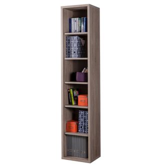 Composad Composad - Librer&iacute;a De 5 Estantes En Color Roble Cm. 36 X 44 X H.217