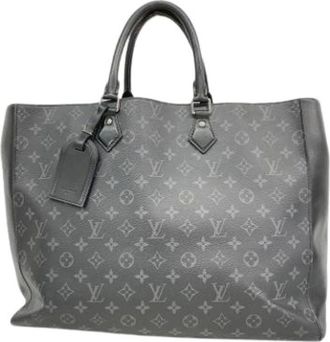 Louis Vuitton Pre-owned Tote Bags, male, Black, Size: ONE SIZE Pre-owned Grand Sac Tote