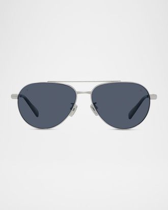 Vuarnet Men & apos;s HORIZON 03 Titanium Aviator Sunglasses