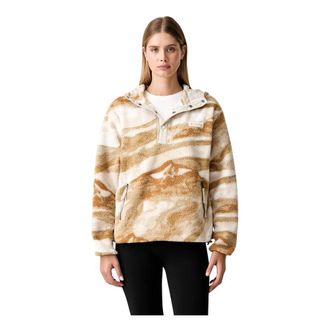 Columbia Helvetia II Sherpa Fleece Printed - Dames - Fleece jassen - Beige - XL - Polyester - Fitness