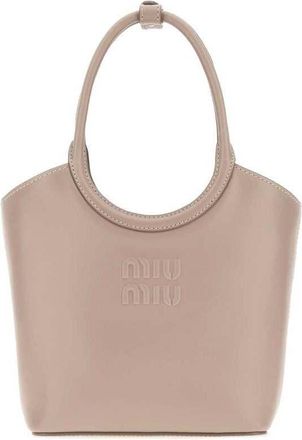 Miu Miu Ivy Shoulder Bag Beige
