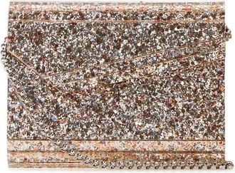 Jimmy Choo London Candy Clutch - Dames - Schoudertassen - Veelkleurig - ONE Size - Satijn - Tassen