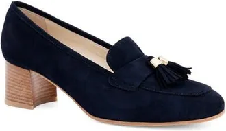 Amalfi By Rangoni Balcanico Tassel Pump in Navy Suede at Nordstrom, Size 6.5
