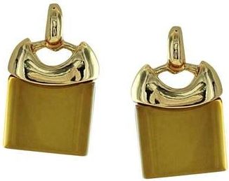 Olivia Welles Purse Drop Earrings in Gold /Brown at Nordstrom Rack