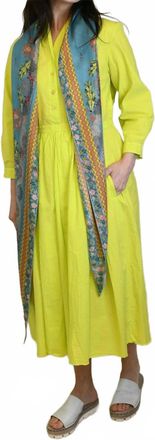 H+ Hannoh Wessel Delaney Dress In Lime