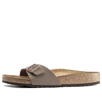 Birkenstock Madrid Birko-Flor Birkibuc Narrow Fit Mocca 0040093