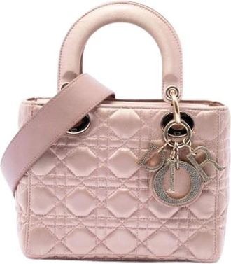 Dior Pre-owned Lady Dior - Dames - Vintage Handtas - Roze - ONE Size - Leer - Vintage
