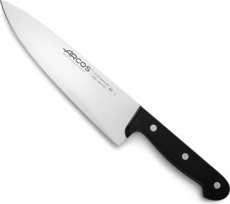 Arcos Cuchillo cocinero de acero inoxidable nitrum de 200 mm mango negro