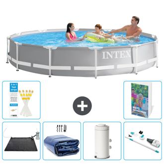 Intex Piscina Prism Frame Redonda - 366x76 Cm - 7-piezas S78