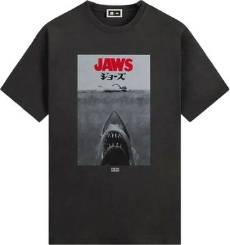 Kith T-shirt Jaws Japanese Poster - Nero