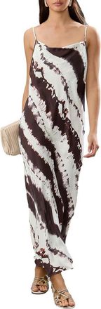 Next Cow Print Slipdress in Brown at Nordstrom, Size 10 Us