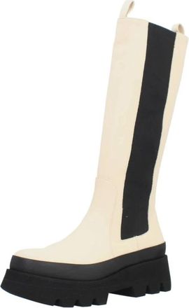 Paloma Barcel&oacute; Hoge Laarzen - Dames - Hoge Laarzen - Beige - 40 EU - Schoenen