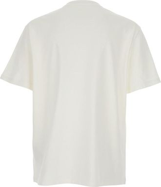 Jil Sander Mens Crew Neck T-Shirt White Cotton T-Shirts And Polos