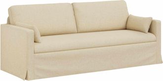 vidaXL Sof&aacute; Crema 198 X 78 X 80 Cm Tela Vidaxl