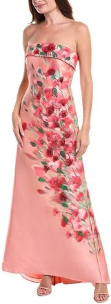 Badgley Mischka Beaded & Applique Gown