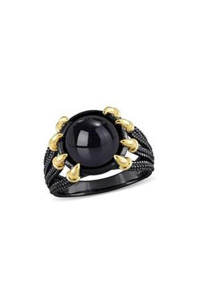 Delmar Black Agate Rope Ring at Nordstrom Rack, Size 13