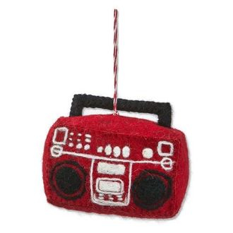 Tag Red Boombox Christmas Ornament Wool Tree Decoration at Nordstrom
