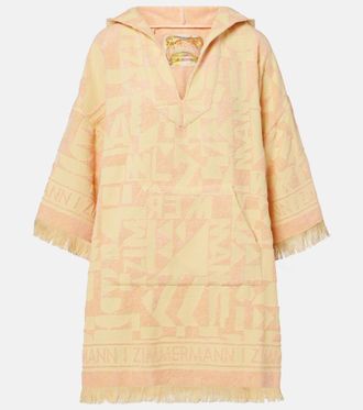 Zimmermann Pop fringed cotton terry minidress