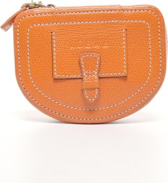 Loewe Orange Leather Pouch (Pre-Owned)