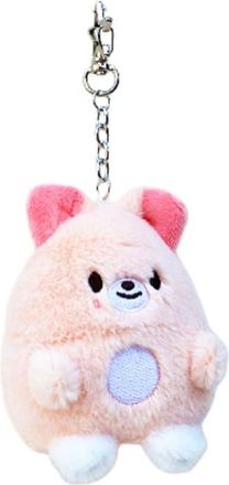 Generic stray-kiids key chain DO IT key chain Rabbit hair keyring egg sk-zoo pendant stay pendant (I.N)