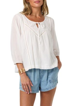 O'Neill Tomi Cotton Top in White at Nordstrom, Size Large