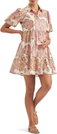 Ripe Hope Linen Dress in Natural at Nordstrom, Size X-Small