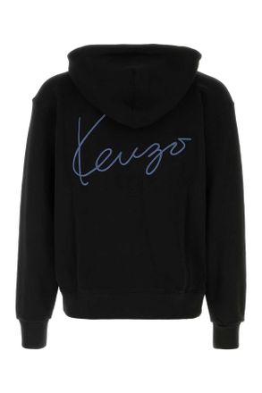 Kenzo Black Exterior: Cotton Felpe Sweater