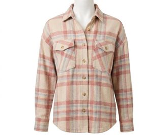 Faherty Legend Sweater Overshirt In Lakeside Plaid