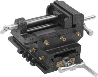 vidaXL Tornillo De Banco Manual Carro Transversal 78 Mm Vidaxl