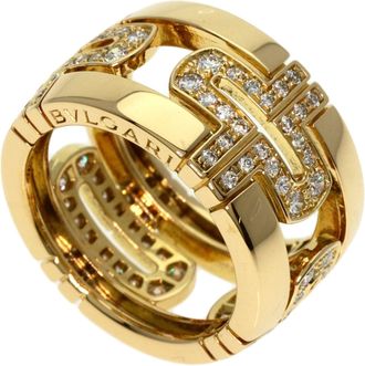 Bulgari Yellow Gold (18K) Band Ring (Pre-Owned)