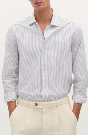 Scalpers Helsinki Shirt in Bluestripes at Nordstrom, Size 44 Eu