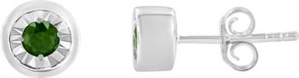 House of Brilliance Haus Of Brilliance Silver 0.20 Ct. Tw. Diamond Stud Earrings