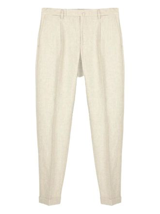 BRIGLIA 1949 pleats tailored trousers - Neutrals