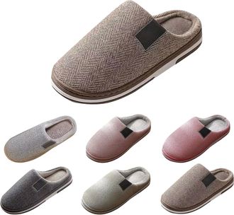 Generic Womens Home Slippers Daily Wear Slippers For Men Simple Household Slipper Slip On Bedroom Slipper Casual Indoor Shoes Lightweight Design Plush Cushion