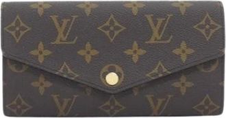 Louis Vuitton Pre-owned Wallets, female, Brown, Size: ONE SIZE Pre-owned Long Wallet (Bi-fold)