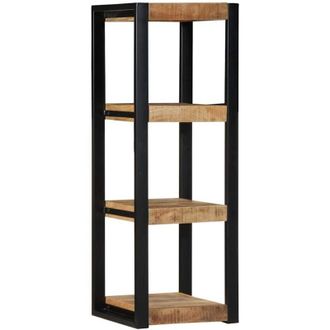 vidaXL Estante De Pared Madera Maciza De Mango 35x35x100 Cm Vidaxl