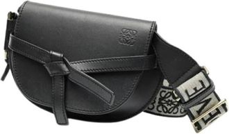 Loewe Pre-owned Shoulder Bag - Dames - Vintage Schoudertas - Zwart - ONE Size - Leer - Vintage
