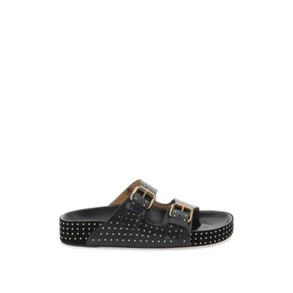 Isabel Marant Isabel Marant, Sliders, female, Black, Size: 6 US Lennyo Studded Slides